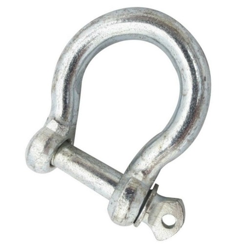 Zinc plated Bow shackle - BZP steel