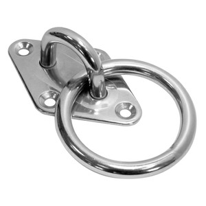 Diamond Eye Plate with ring - 304 Stainless steel