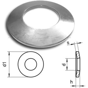 conical spring washers  DIN6796