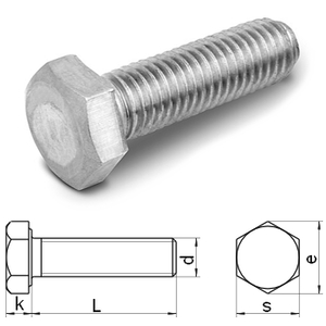 hexagon head set screws DIN933