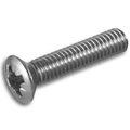 Pozi raised countersunk machine screw DIN966Z 