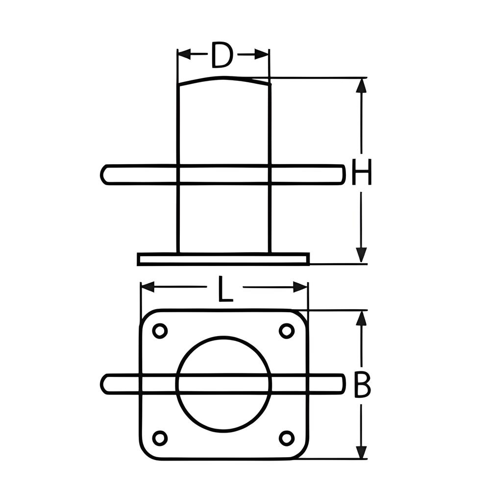 Bollard - 304 Stainless steel