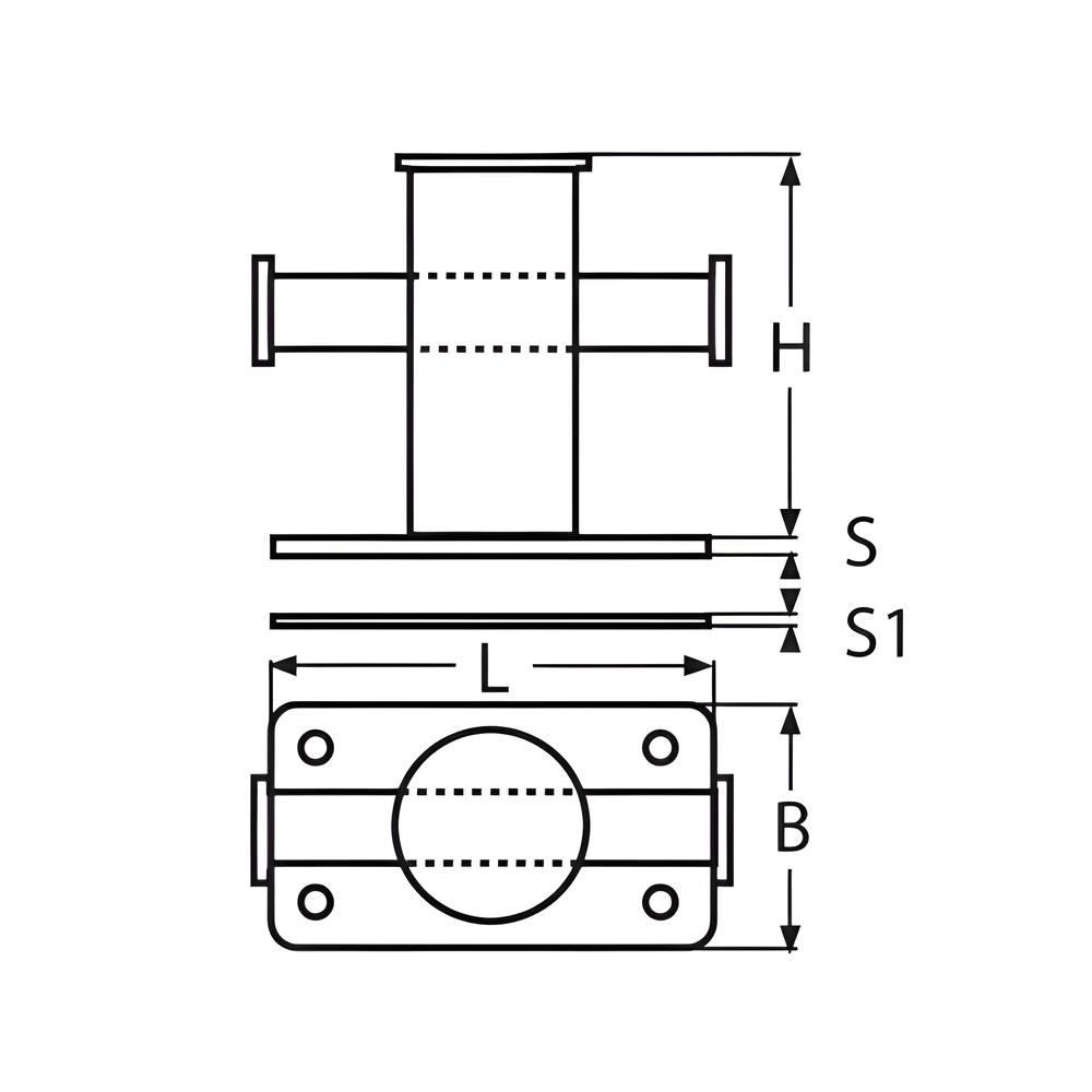 Bollard With Balance Plate - 304 Stainless steel