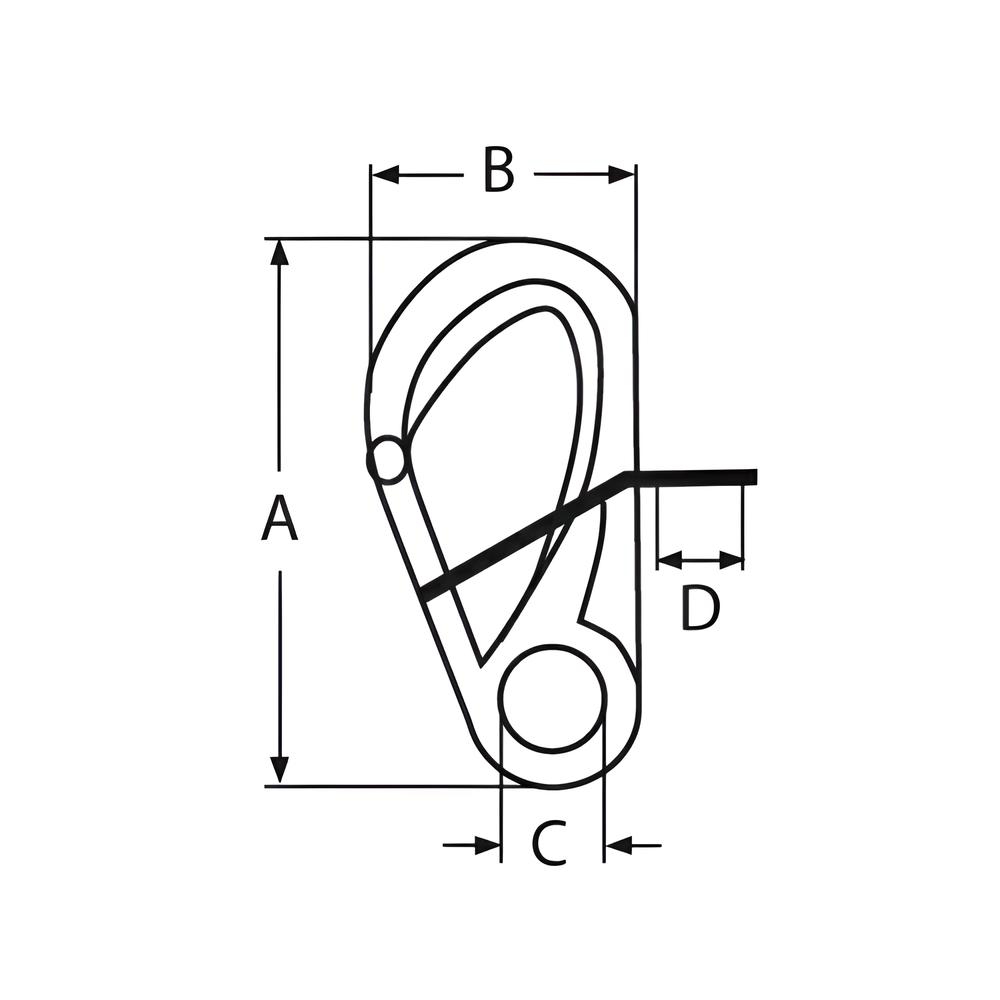 Buoy hook - 316 Stainless steel