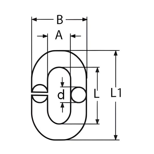 Chain Connecting Link - 316 Stainless steel