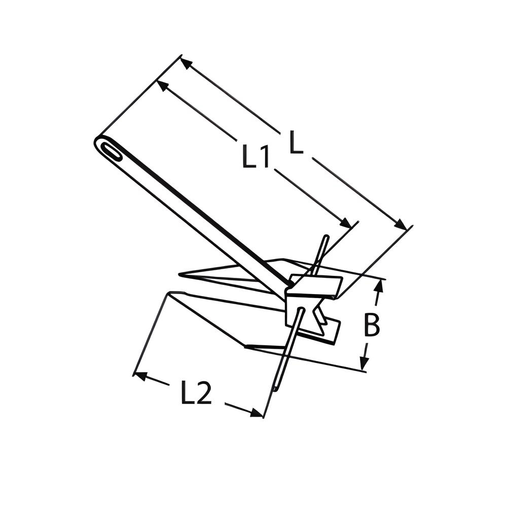 Danforth Anchor - 316 Stainless steel