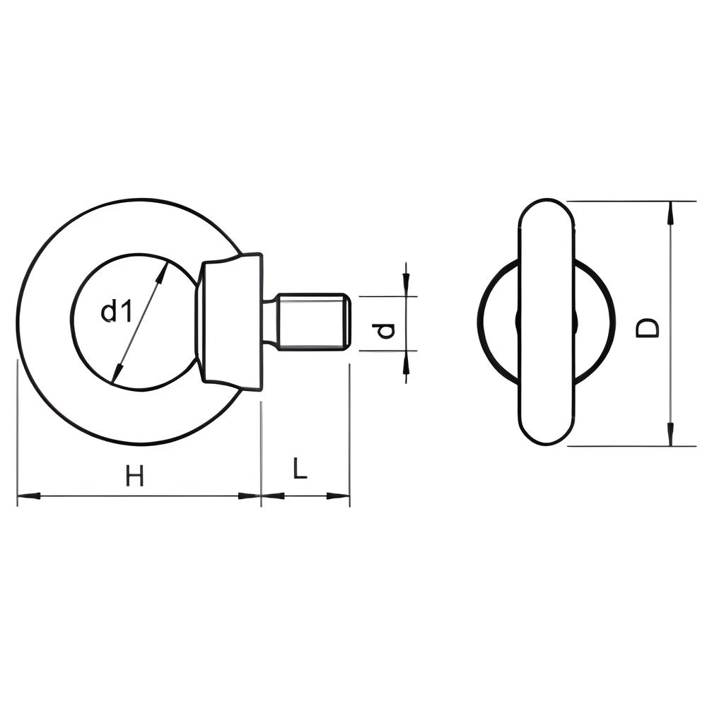 Eyebolt - 304 Stainless steel