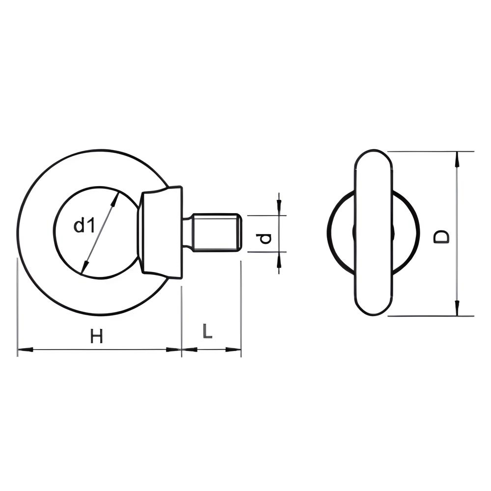 Eyebolt Tested - 316 Stainless steel