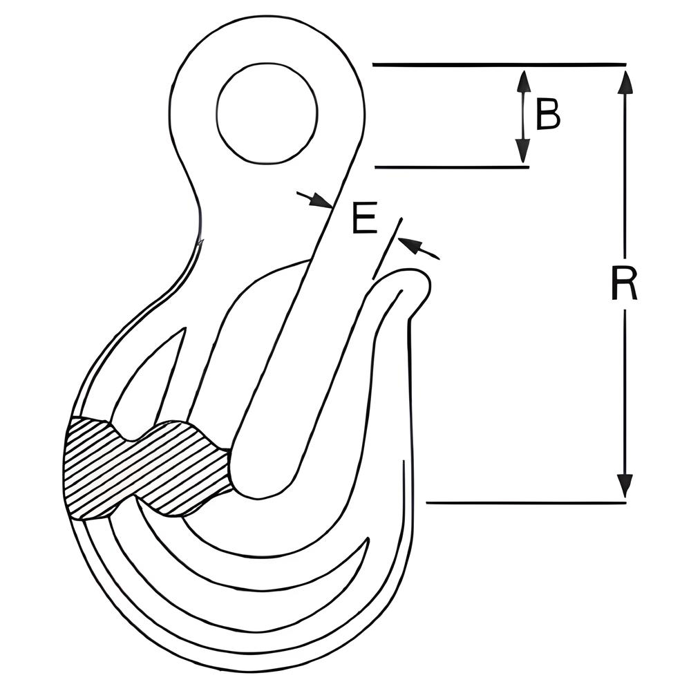 Eye Type Grab Hook - 316 Stainless steel