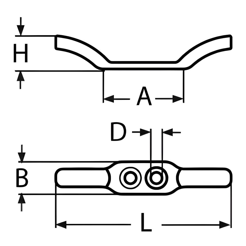 Flag Pole Cleat - 304 Stainless steel