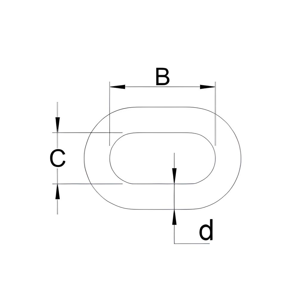 Galvanised Steel Short Link Chain - Galvanised