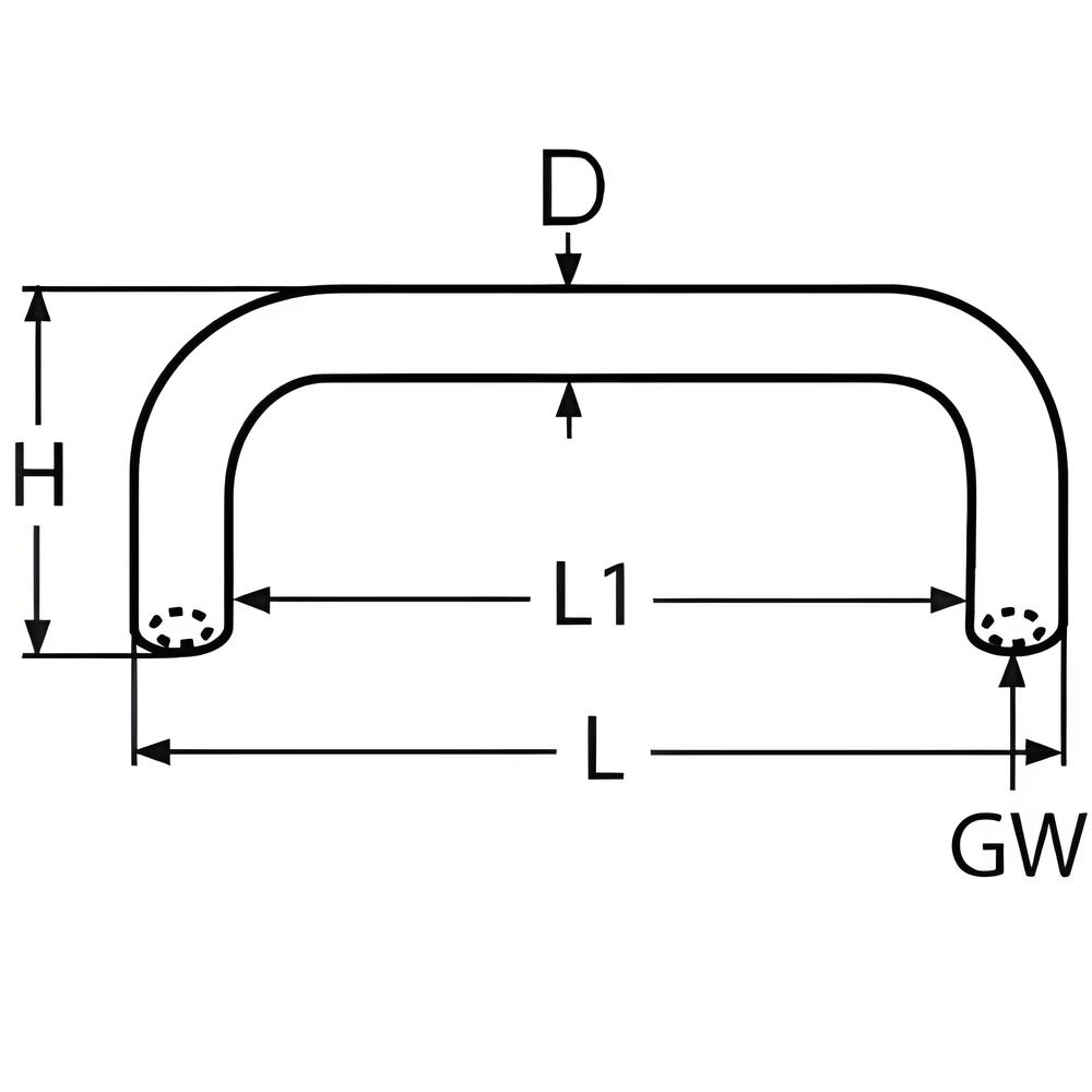 Handle Inside Thread - 304 Stainless steel