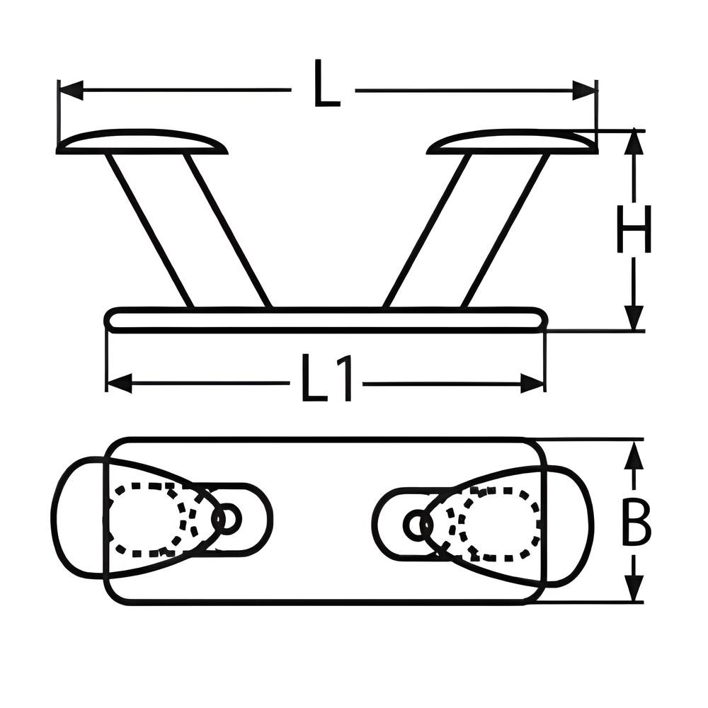 Horn Bollard - 316 Stainless steel