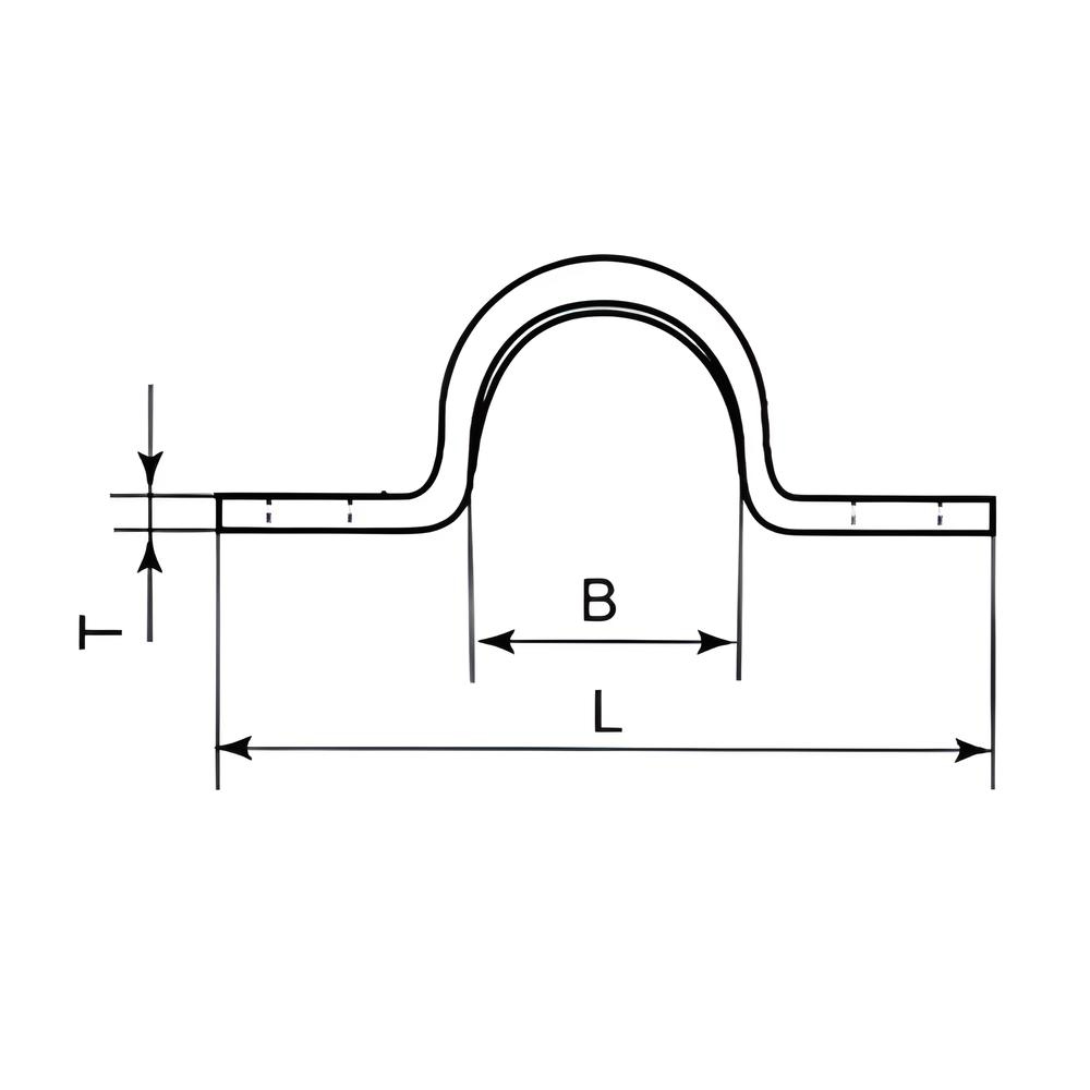 Strip (stamped) Lacing Eye - 316 Stainless steel