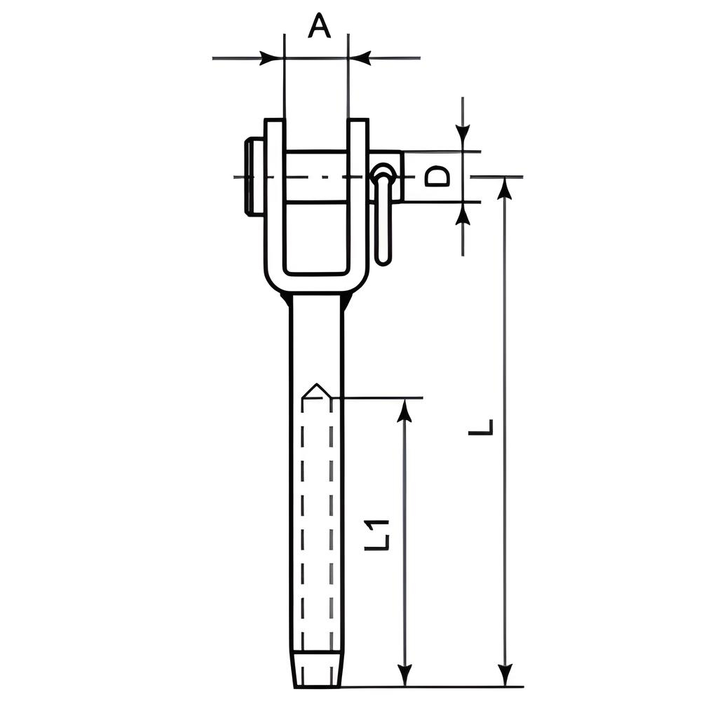 Fork Terminal - 316 Stainless steel