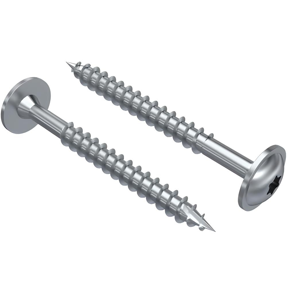 Flat Head TORX 8x80 Wood Screw - 304 Stainless steel