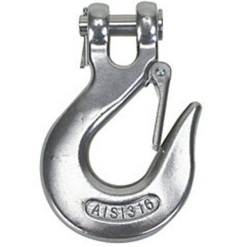 Clevis Type Sling Hook With Safety Catch - 316 Stainless steel