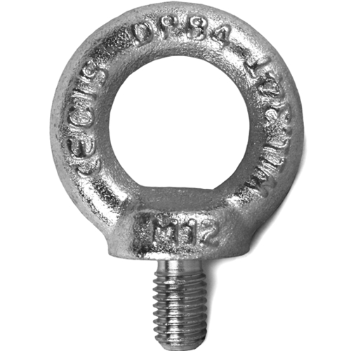 DIN580 Eyebolts - Load rated - Forged - BZP steel