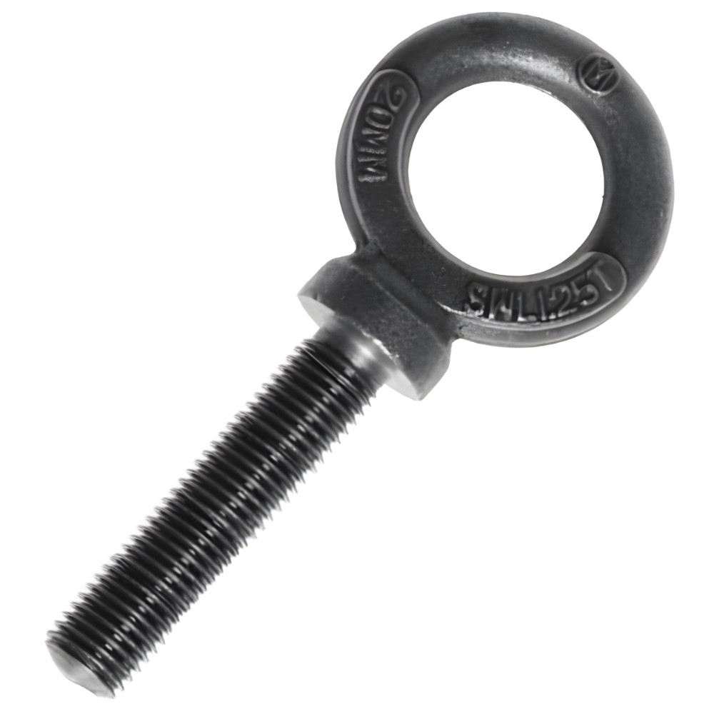 Long shank Dynamo eyebolts  to B.S.4278 Table 3 - Steel