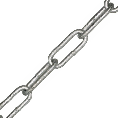 Galvanised Steel Long Link Chain - Galvanised