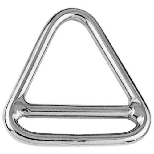 Triangle Ring With Cross Bar - 316 Stainless steel