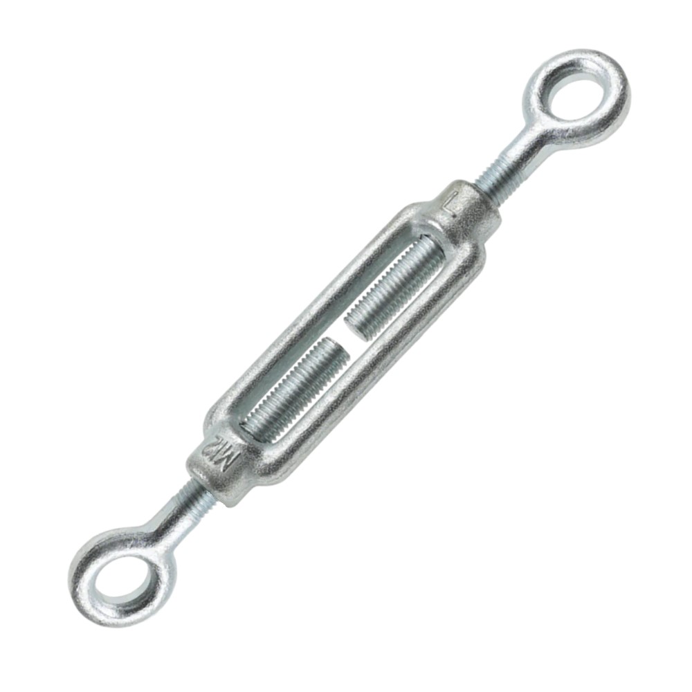 Turnbuckle Eye to eye - open body - bzp