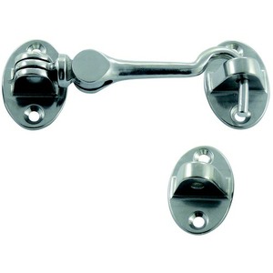 Luxury Cabin hook with twin fittings - 316 Stainless steel