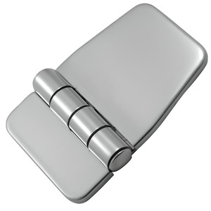 Covered Hinge Short Side - 316 Stainless steel