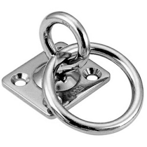 Swivel Eye Plate with ring - 304 Stainless steel