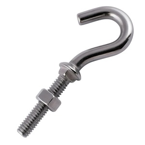 Threaded Hook - 316 Stainless steel