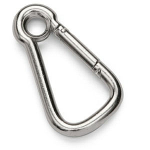 Asymmetric Snap Hook with eye - 316 Stainless steel