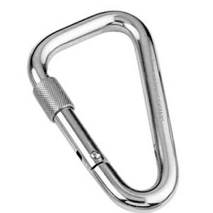 Spring hook with lock nut - 316 Stainless steel