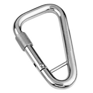 Spring hook with lock nut and bar - 316 Stainless steel