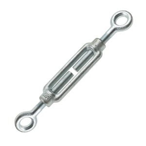 Turnbuckle Eye to eye - open body - bzp