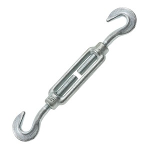 Turnbuckle Hook to hook - open body - bzp