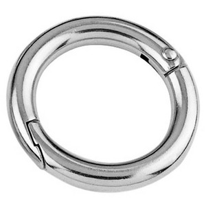 Two Part Ring With Snap Fastener - 304 Stainless steel