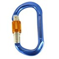 Aluminium spring hook oval shape with safety screw