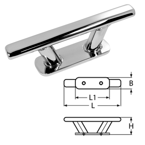 Rope Cleat Stainless Steel Steelgear