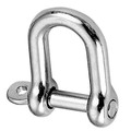 Stainless steel Dee Shackle - Captive Pin - Forged