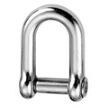 Stainless steel Dee Shackle - Countersunk Socket Pin - Forged