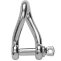 Stainless steel Twisted Shackle - Forged