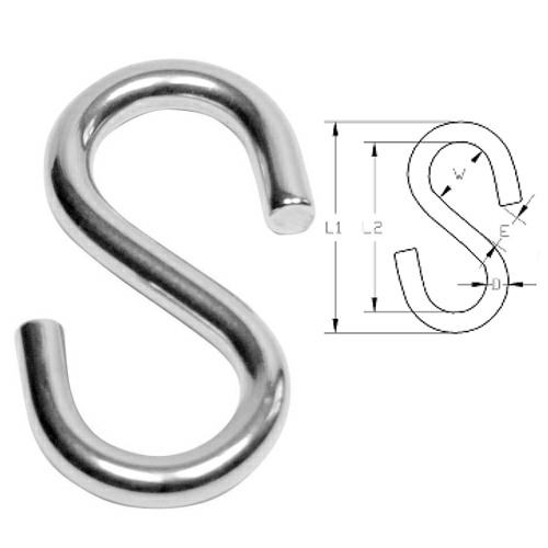 S Hook | stainless steel | steelgear