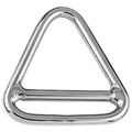 Stainless Steel Triangle Ring With Cross Bar