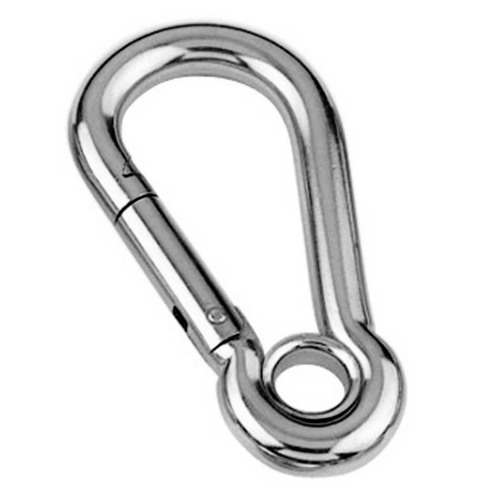 Zinc Plated Snap Hook With Eyelet