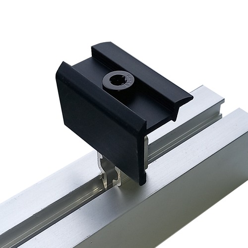 Steelgear clip-in End clamp 30-40mm depth panels-black screw
