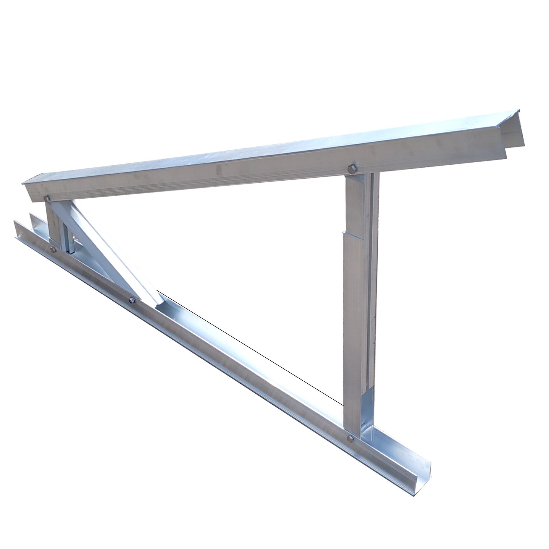 Adjustable Flat Roof Mounting Frame Angles 20 to 40 Degrees