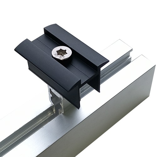 Steelgear clip-in Mid clamp 30-40mm deep panels-Silver screw