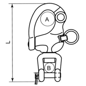 Snap Shackle - Jaw Head - 316 Stainless steel