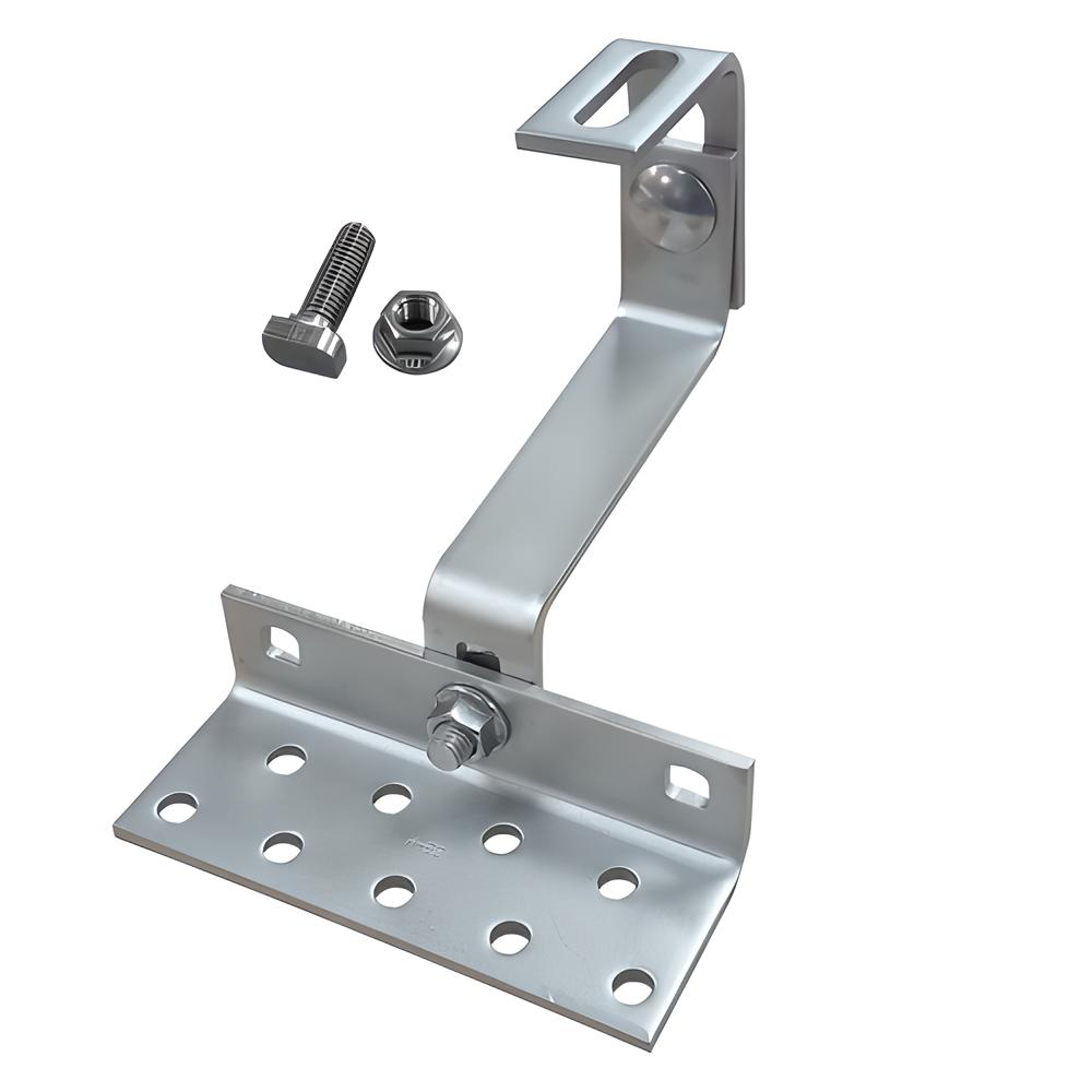 Roof hook - adj. (115mm) - steelgear /Schletter rail - FULL KIT